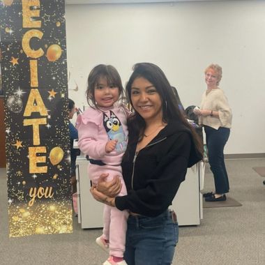 Home Instead Sunnyvale Caregiver and kiddo
