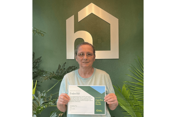 March Care Pro of the Month Evalyn Hill